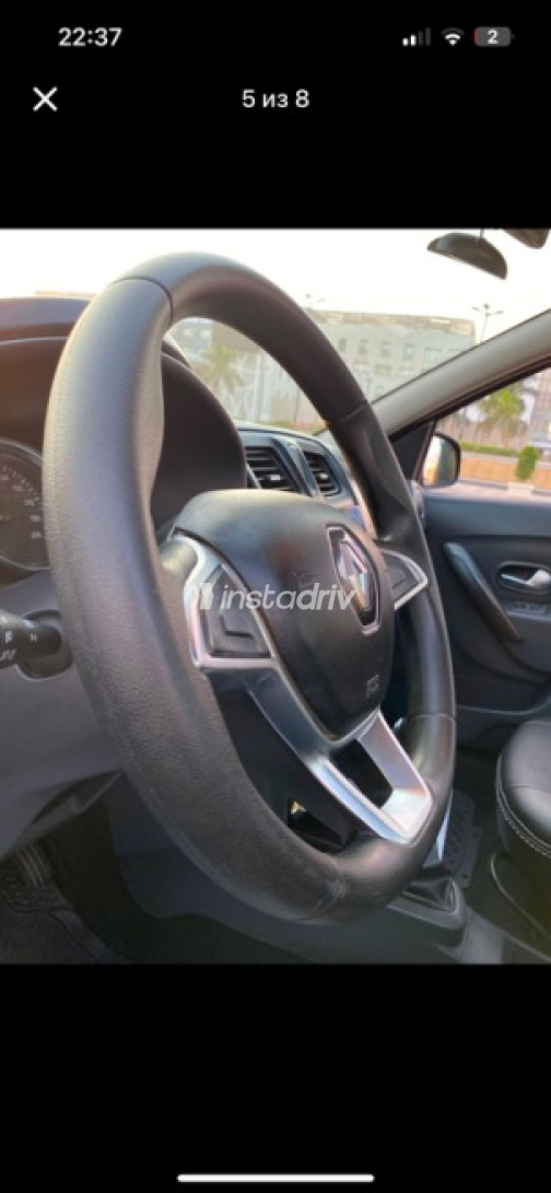 Renault Logan 2019 Dark Blue Automatic Used for Sale in Nasr city - 2
