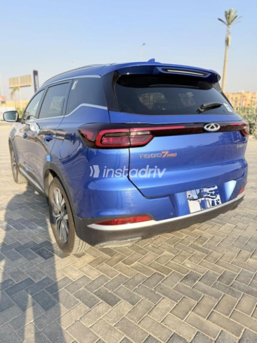 Chery Tiggo 7 pro 2022 Dark Blue Automatic Used for Sale in Sheikh Zayed City - 2