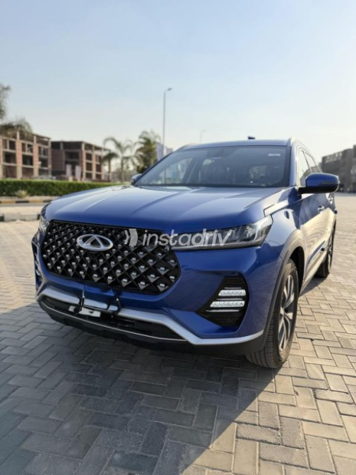 Chery Tiggo 7 pro 2022 Dark Blue Automatic Used for Sale in Sheikh Zayed City - 3