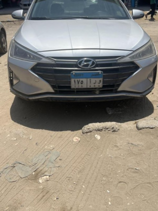Hyundai Elantra AD 2019 Silver Automatic Used for Sale in Nasr city