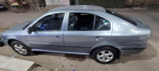 سكودا اوكتافيا A4 2007 سماوي أوتوماتيك مستعملة للبيع في بنها