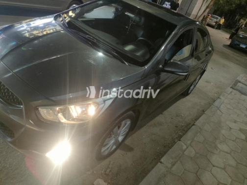 Hyundai Accent RB 2021 Dark Gray Automatic Used for Sale in Asyut - 4