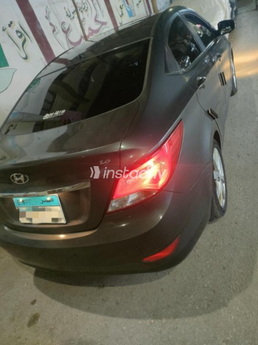 Hyundai Accent RB 2021 Dark Gray Automatic Used for Sale in Asyut - 6