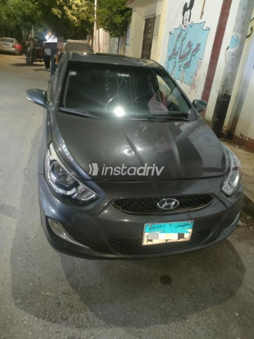 Hyundai Accent RB 2021 Dark Gray Automatic Used for Sale in Asyut - 7