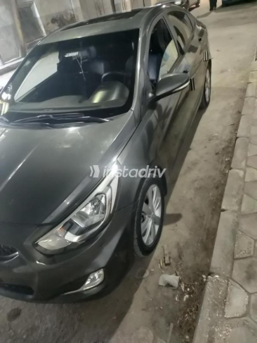 Hyundai Accent RB 2021 Dark Gray Automatic Used for Sale in Asyut - 8