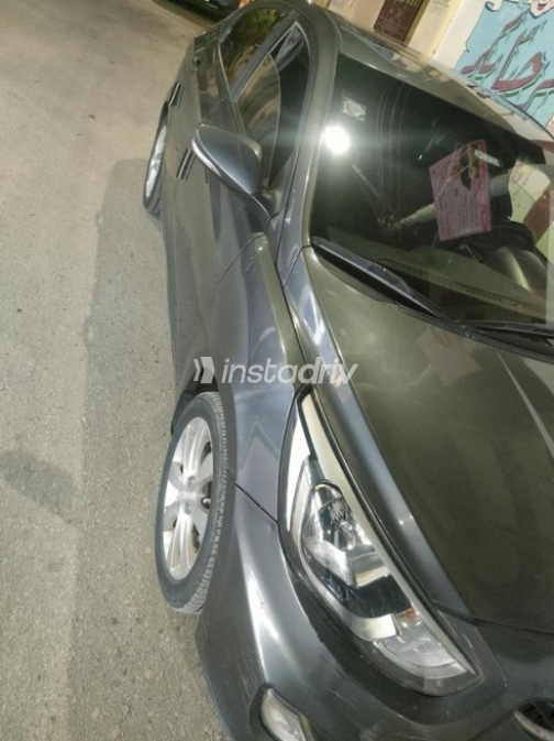 Hyundai Accent RB 2021 Dark Gray Automatic Used for Sale in Asyut - 9