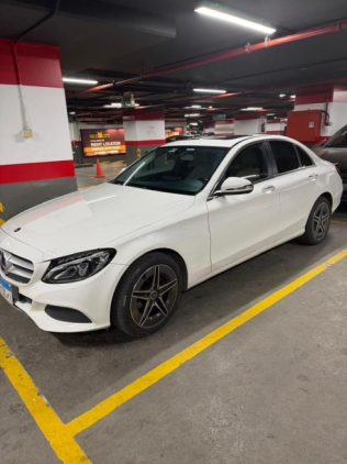 Mercedes C 180 2018 White Automatic Used for Sale in Sheikh Zayed City