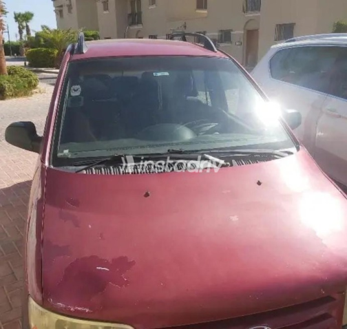 Hyundai Matrix 2006 Dark Red Manual Used for Sale in Hurghada - 2