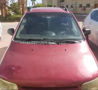 Hyundai Matrix 2006 Dark Red Manual Used for Sale in Hurghada
