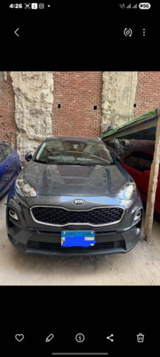 Kia Sportage 2022 Blue Automatic Used for Sale in Greater Cairo ( Cairo + Giza)