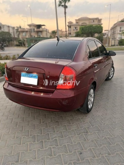 هيونداي اكسنت RB 2007 أحمر أوتوماتيك مستعملة للبيع في حدائق الاهرام - 2