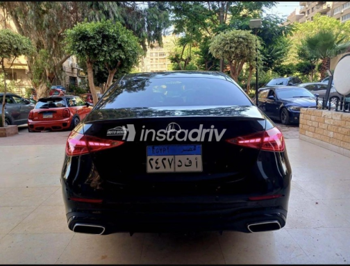 Mercedes C 200 2022 Black Automatic Used for Sale in Heliopolis - 3