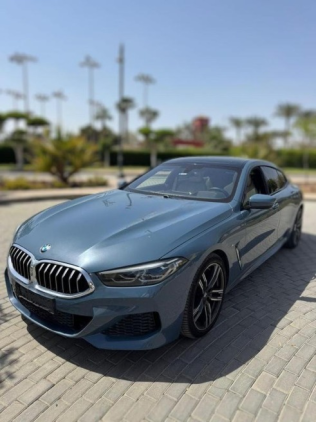 بي ام دبليو 840i 2021 أبيض أوتوماتيك مستعملة للبيع في 6 أكتوبر