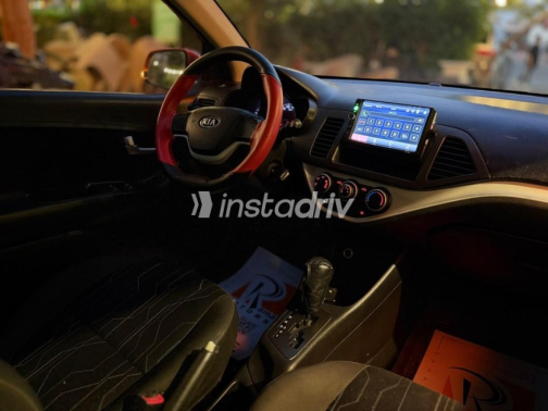 Kia Picanto 2015 Red Automatic Used for Sale in Ismailia - 10