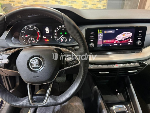 Skoda Octavia 2023 Dark Blue Automatic Used for Sale in Cairo - 9