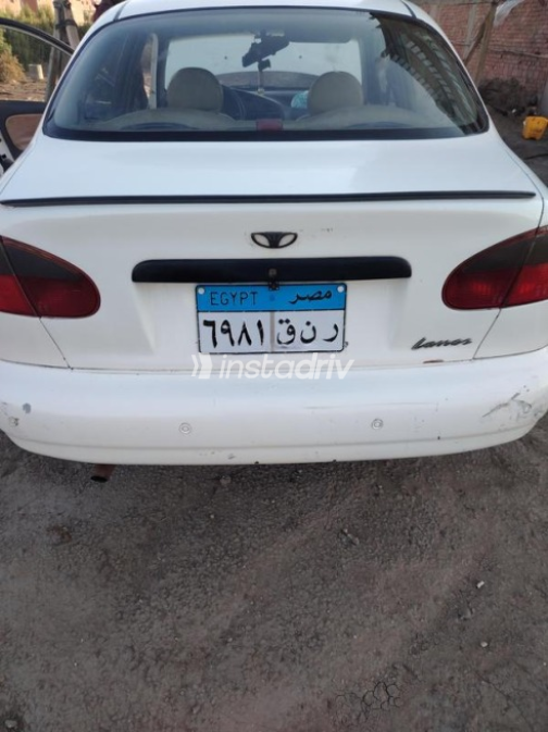 Daewoo Lanos 2000 White Manual Used for Sale in Zagazig - 1