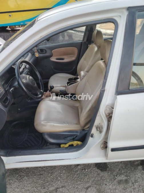 Daewoo Lanos 2000 White Manual Used for Sale in Zagazig - 4