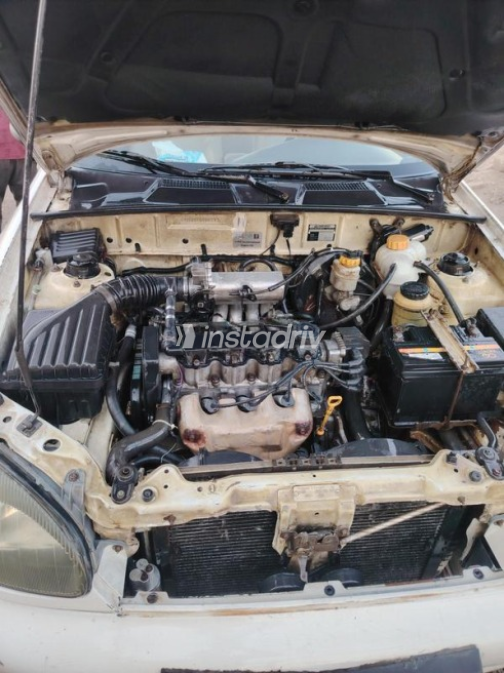 Daewoo Lanos 2000 White Manual Used for Sale in Zagazig - 6