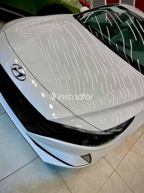 Hyundai Elantra CN7 2023 White Automatic Used for Sale in Greater Cairo ( Cairo + Giza) - 7