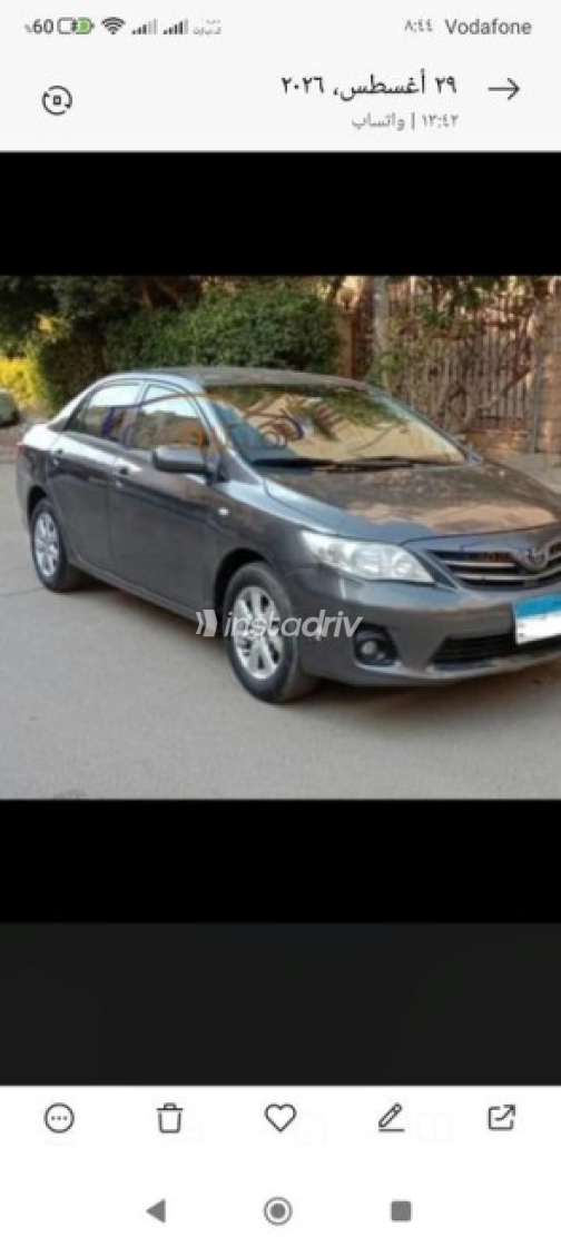 Toyota Corolla 2008 Dark Gray Automatic Used for Sale in 6 October - 2
