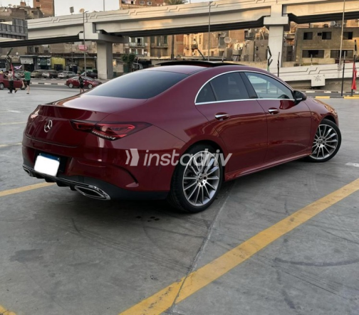 مرسيدس CLA 200 2023 أحمر أوتوماتيك مستعملة للبيع في المقطم - 3