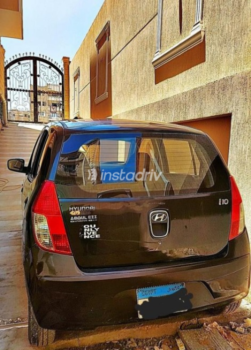 هيونداي I10 2009 أسود يدوي مستعملة للبيع في الهرم - 1