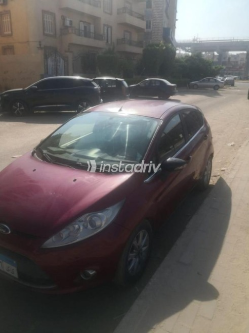 Ford Fiesta 2012 Dark Red Automatic Used for Sale in 6 October - 2
