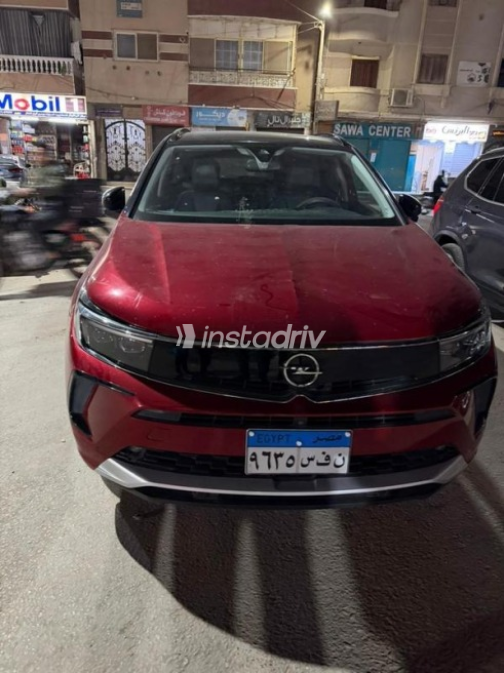 Opel Grandland 2024 Burgundy Automatic Used for Sale in Cairo - 1