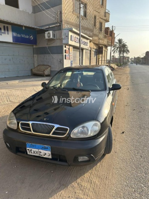 دايو لانوس 2 2007 أسود يدوي مستعملة للبيع في العبور - 1