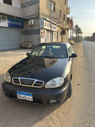 دايو لانوس 2 2007 أسود يدوي مستعملة للبيع في العبور