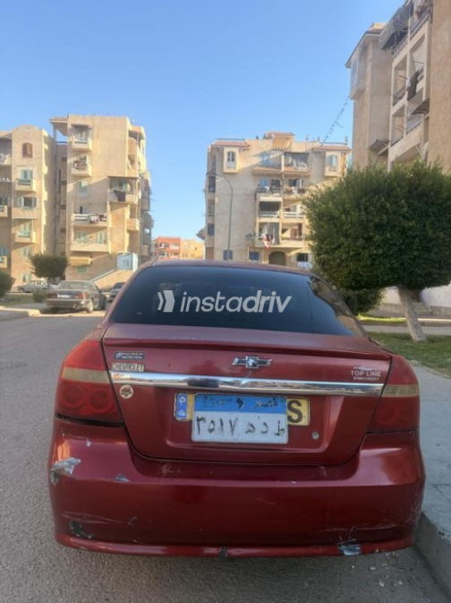 Chevrolet Aveo 2015 Red Automatic Used for Sale in Damietta - 5