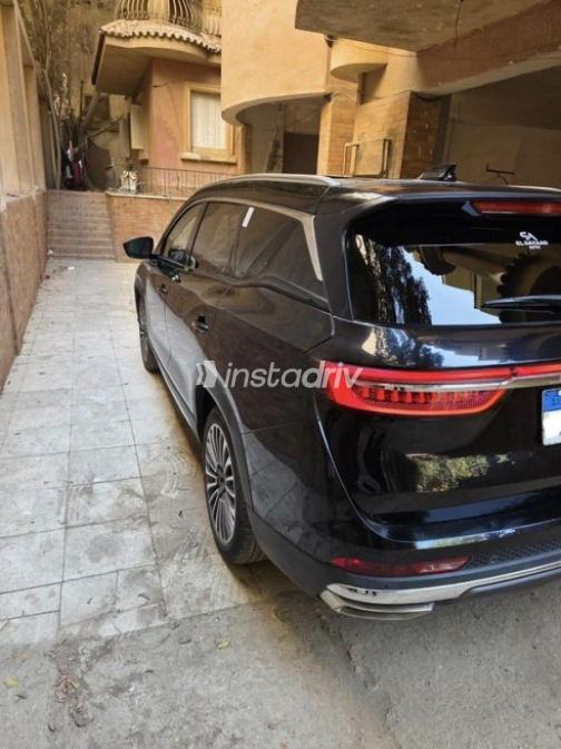Jetour X90 Plus 2024 Black Automatic Used for Sale in El Haram - 3