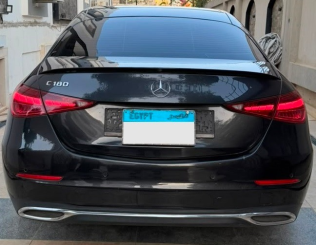 Mercedes C 180 2022 Black Automatic Used for Sale in Greater Cairo ( Cairo + Giza)