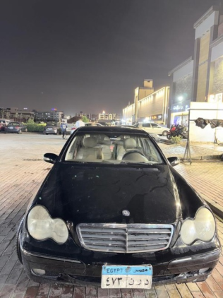 مرسيدس C 180 2003 أسود أوتوماتيك مستعملة للبيع في الشروق