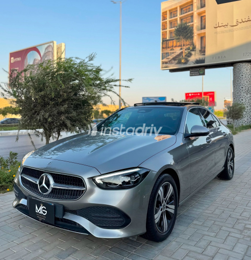 Mercedes C 200 2023 Gray Automatic Used for Sale in Greater Cairo ( Cairo + Giza) - 3