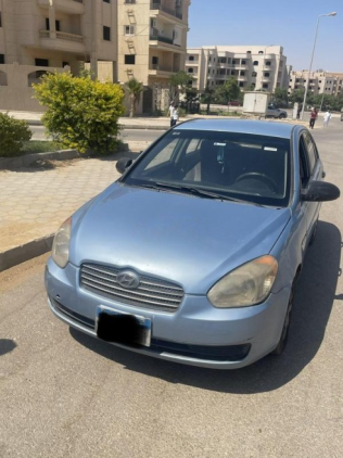 هيونداي اكسنت 2008 أبيض أوتوماتيك مستعملة للبيع في القاهرة