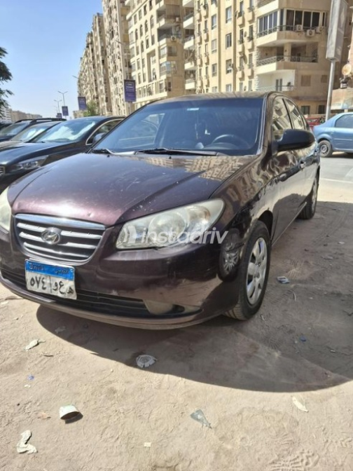 Hyundai Elantra 2007 Eggplant Manual Used for Sale in Maadi - 1