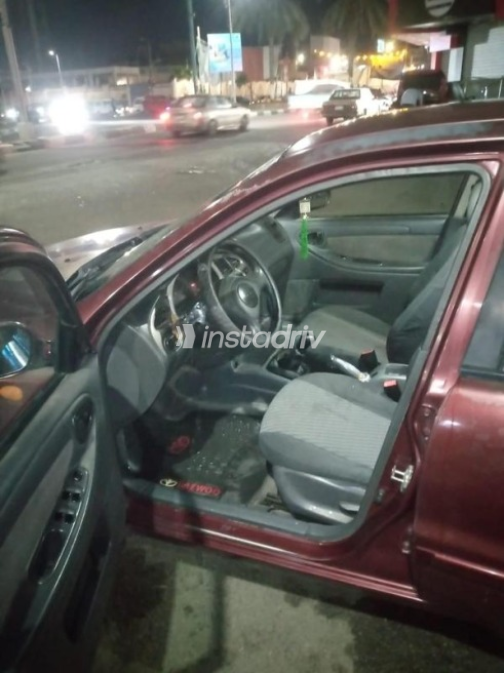 Chevrolet Lanos 2015 Burgundy Manual Used for Sale in Ismailia - 2