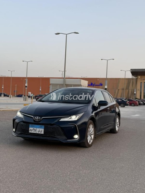 Toyota Corolla 2024 Dark Blue Automatic Used for Sale in 6 October - 3