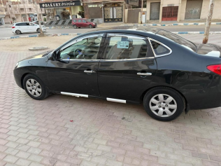 هيونداي إلنترا 2008 أسود أوتوماتيك مستعملة للبيع في مدينتى
