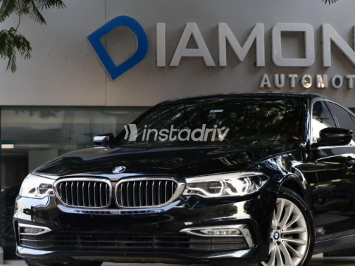 BMW 520 2018 Black Automatic Used for Sale in Cairo - 2