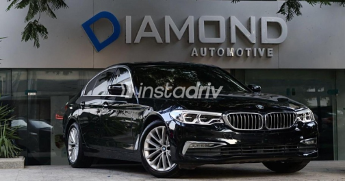 BMW 520 2018 Black Automatic Used for Sale in Cairo - 5