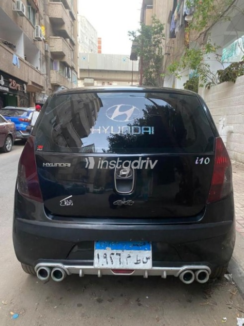 Hyundai I10 2008 Black Manual Used for Sale in Alexandria - 2