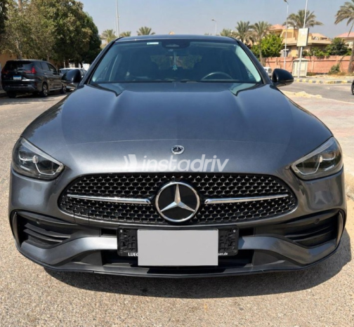 Mercedes C 200 AMG 2024 Gray Automatic Used for Sale in Cairo - 1
