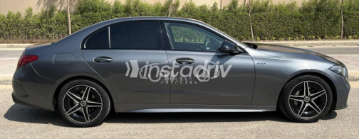 Mercedes C 200 AMG 2024 Gray Automatic Used for Sale in Cairo - 2