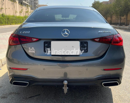 Mercedes C 200 AMG 2024 Gray Automatic Used for Sale in Cairo - 4