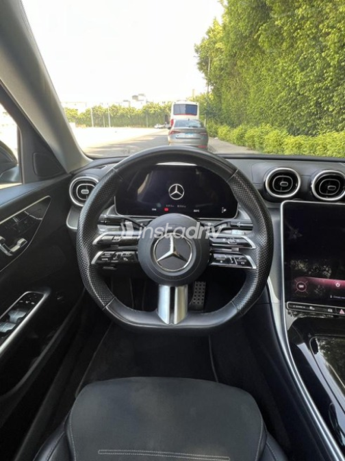 Mercedes C 200 AMG 2024 Gray Automatic Used for Sale in Cairo - 8