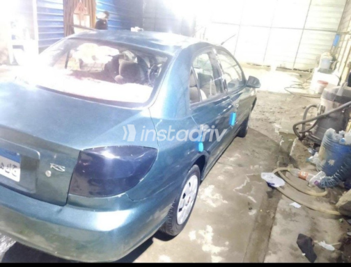 Kia Rio 2004 Dark Green Manual Used for Sale in El Haram - 8