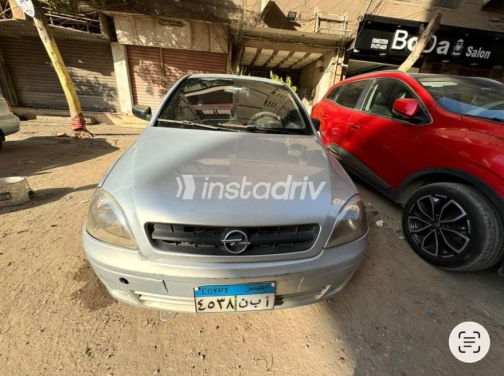 Opel Corsa 2004 Silver Manual Used for Sale in Cairo - 6