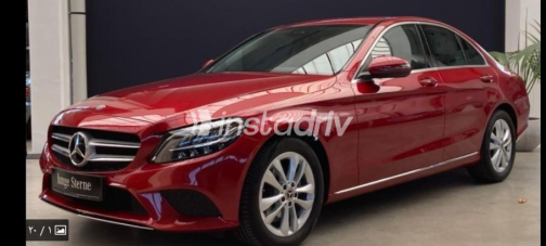 Mercedes C 180 2021 Red Automatic Used for Sale in Alexandria - 1